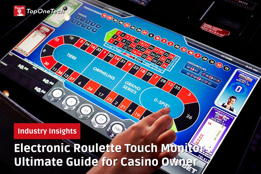 Electronic Roulette Touch Monitor