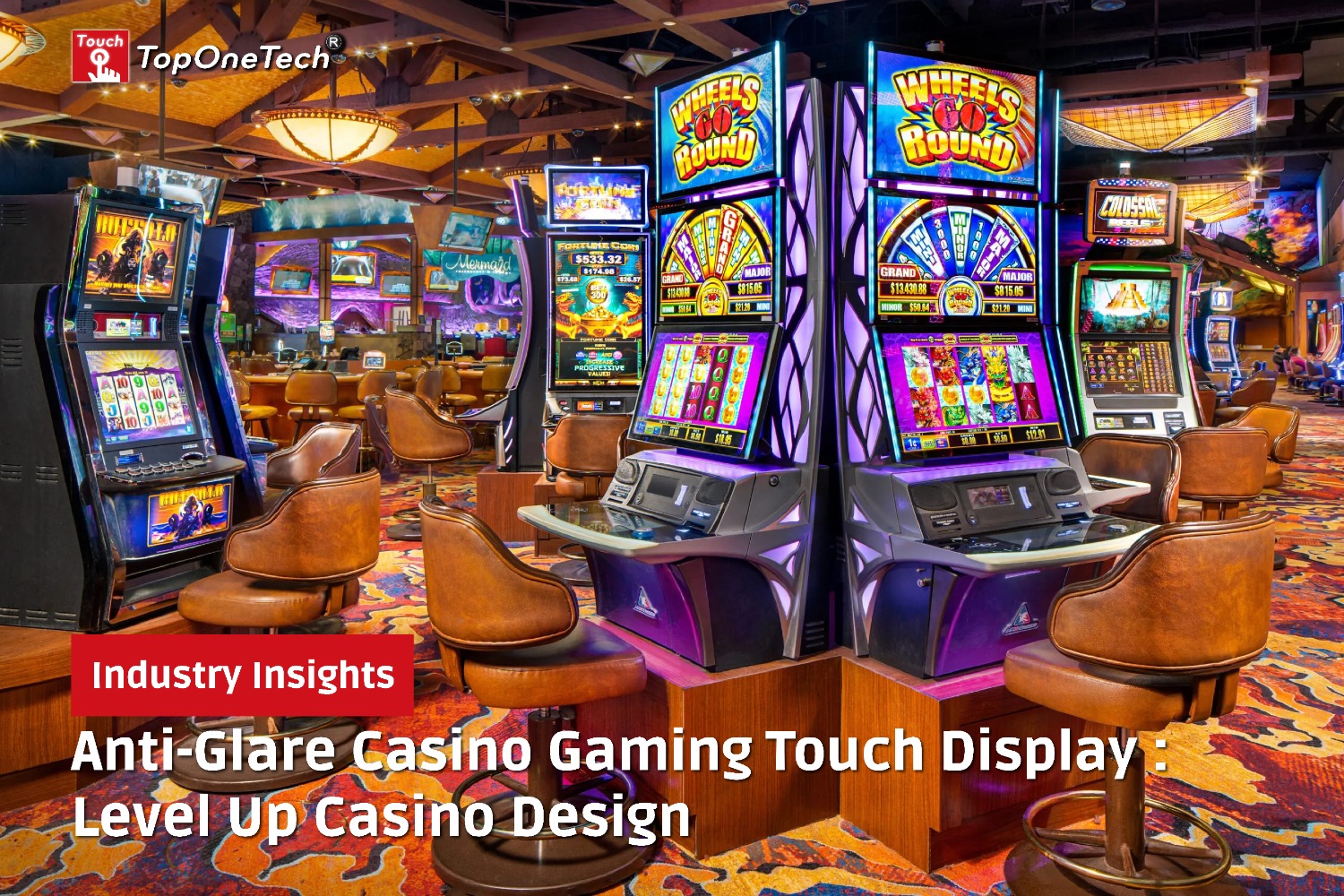 Anti-Glare Casino Gaming Touch Display